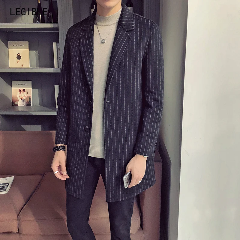 Легкая мужская куртка теплая зимняя длинная верхняя одежда пальто для мужчин