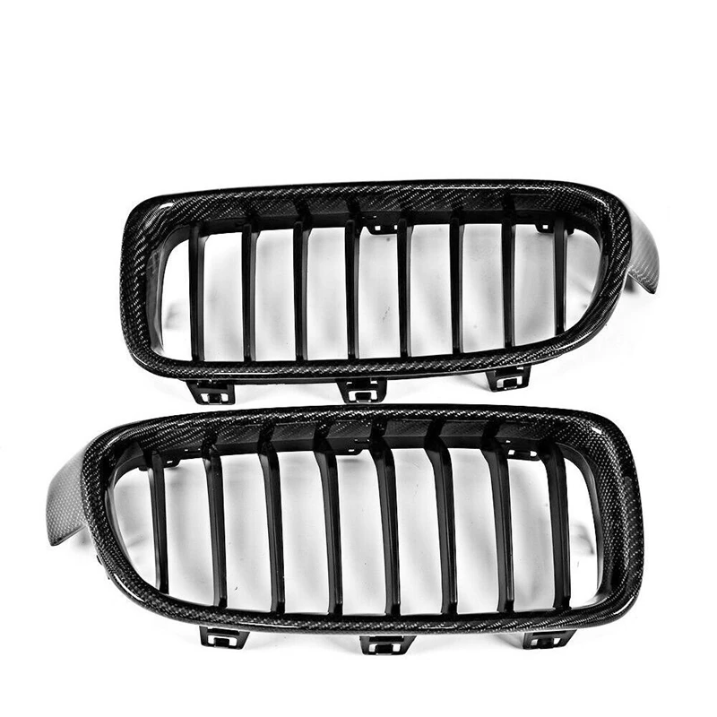 

Real Carbon Fiber Front Bumper Kidney Grill Grille For-bmw 3 Series F30/f31 2012- 320i 328i 330i 335i 340i