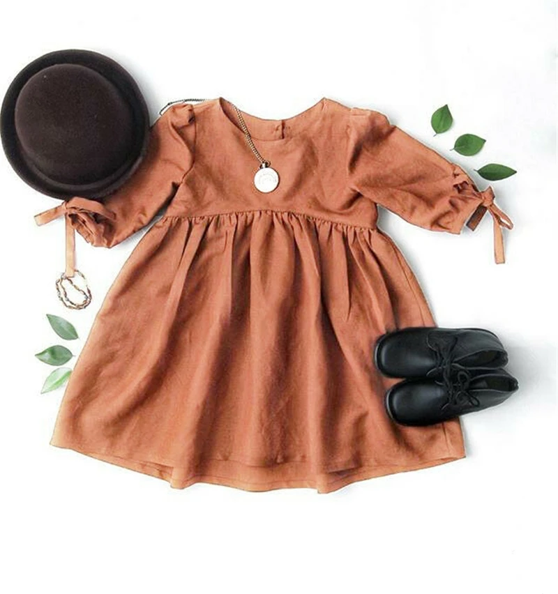 Платье для маленьких девочек с оборками платье коротким рукавом принцессы