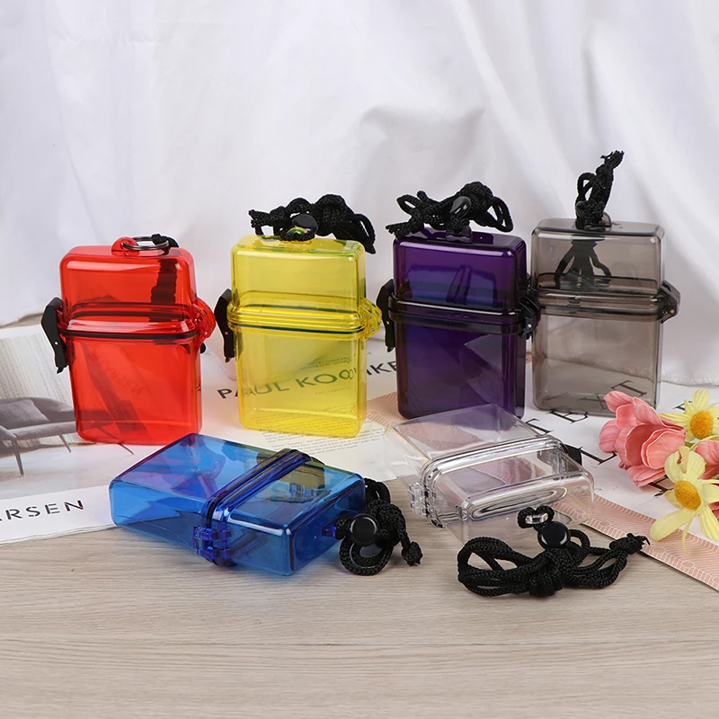 1pc Scuba Diving Kayaking Waterproof Dry Box Gear Accessories Container Case &amp Rope Clip for Money ID Cards License Keys | Спорт и