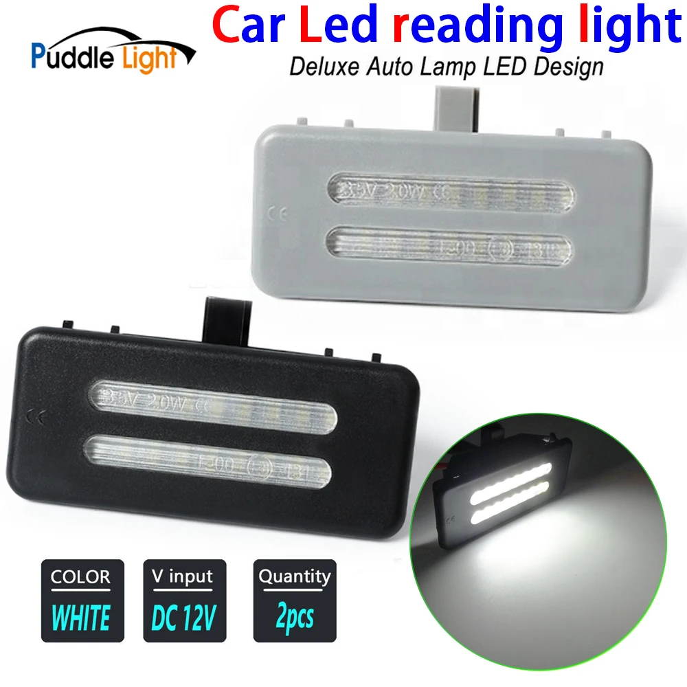 

2PCS Led Car Roof Light Car Interior Reading Light Sun Visor Vanity Mirror Lamp For BWM E90 E90N E91 E91N E92 E92N X1 E84 X3 F25