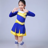 long sleeves jazz dance costume school cheerleader uniform for student girl hip hop street dance clothing