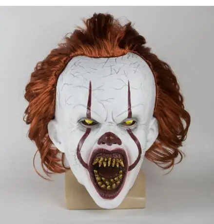Светодиодный маскарадный клоун маска для косплея Хэллоуин 2019 | Дом и сад
