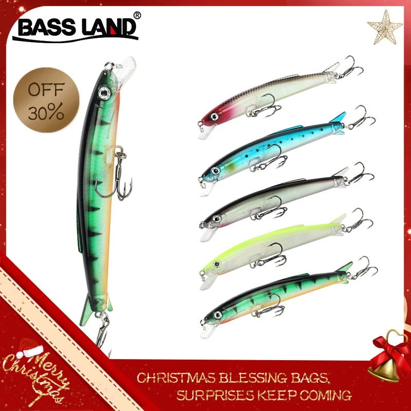 Bassland Tide Slim spot minnow искусственная жесткая приманка для рыбалки воблеры форель Щука