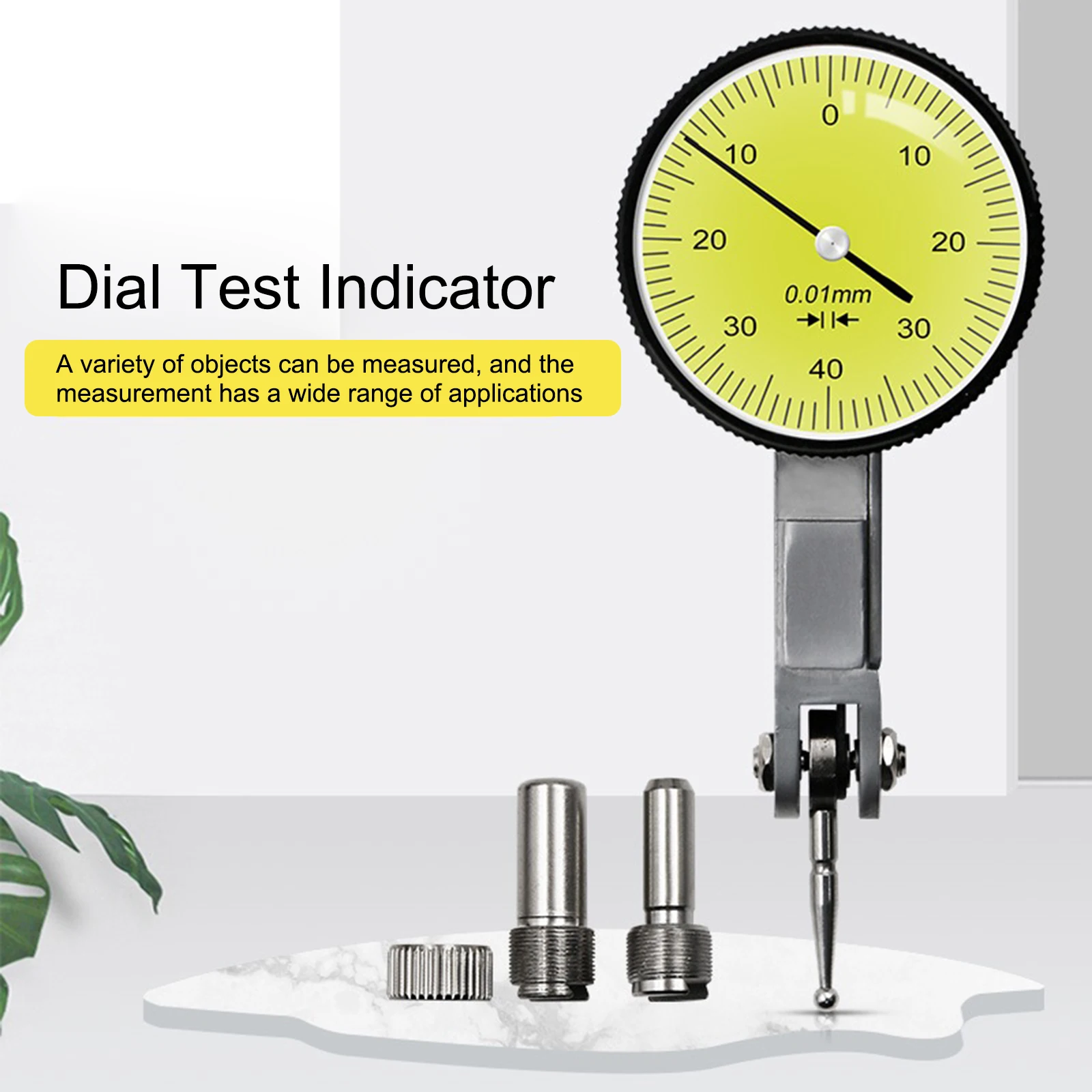 

0-0.8mm 0.01mm Level Gauge Scale Precision Metric Dovetail Rails Dial Test Indicator Dial Indicator Measuring Instrument Tool