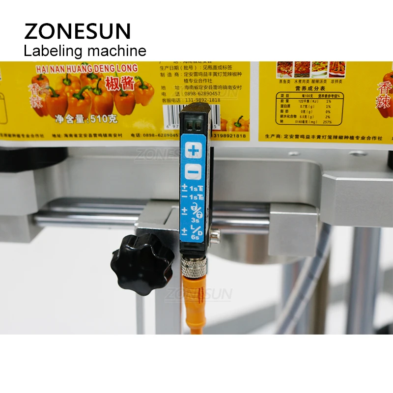 ZONESUN XL T852 маркировочный автомат бутылки коробка ведро Стикеры аппликатор