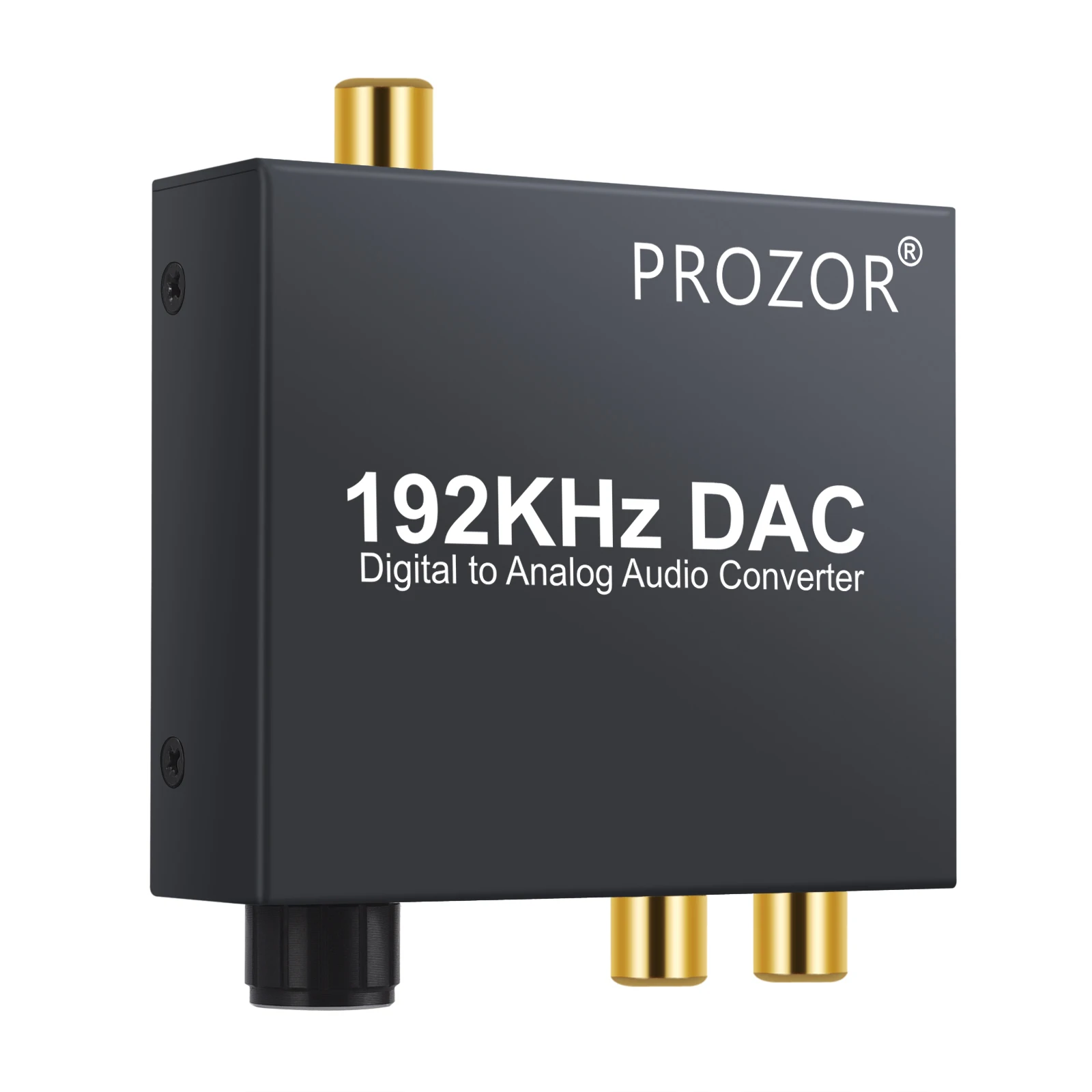 Цифровой аналоговый аудио преобразователь PROZOR 192 кГц оптический коаксиальный SPDIF