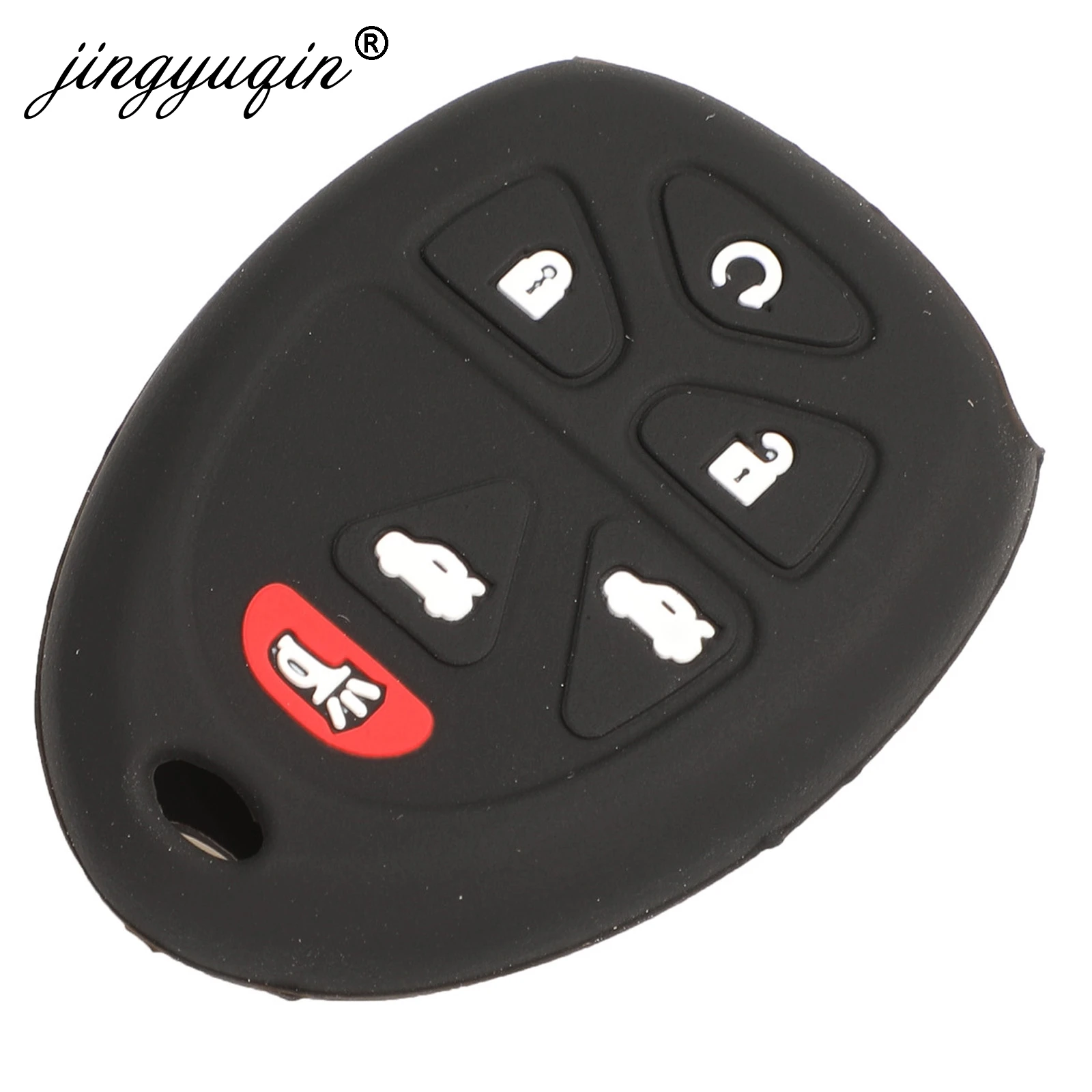 Jingyuqin 6 кнопок силиконовый чехол для автомобильного ключа GMC Buick Chevrolet Impala