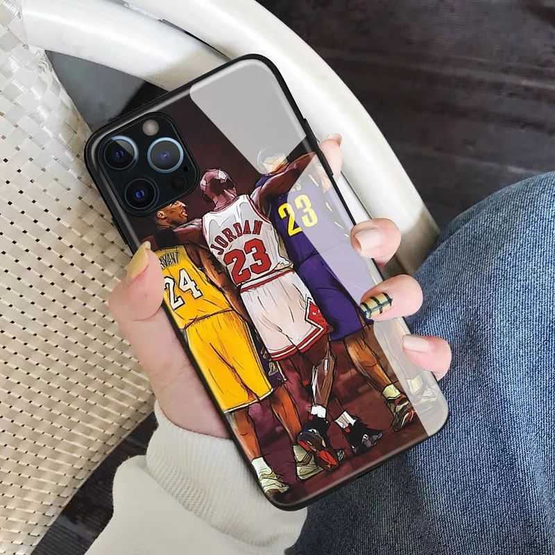 Баскетбольный чехол Kobe Bryant для iPhone 2020 SE 6 6s 7 8 plus x xr xs 11 Pro max чехлы из закаленного