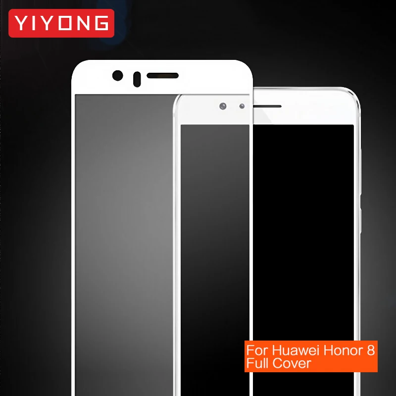 YIYONG полное покрытие экрана стекло для Huawei Honor 8 Lite Pro Закаленное Защитная пленка