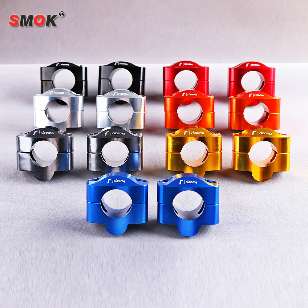 Универсальный зажим для руля Rizoma фиксированный держатель кода 1 1/8 'མ мм|Руль