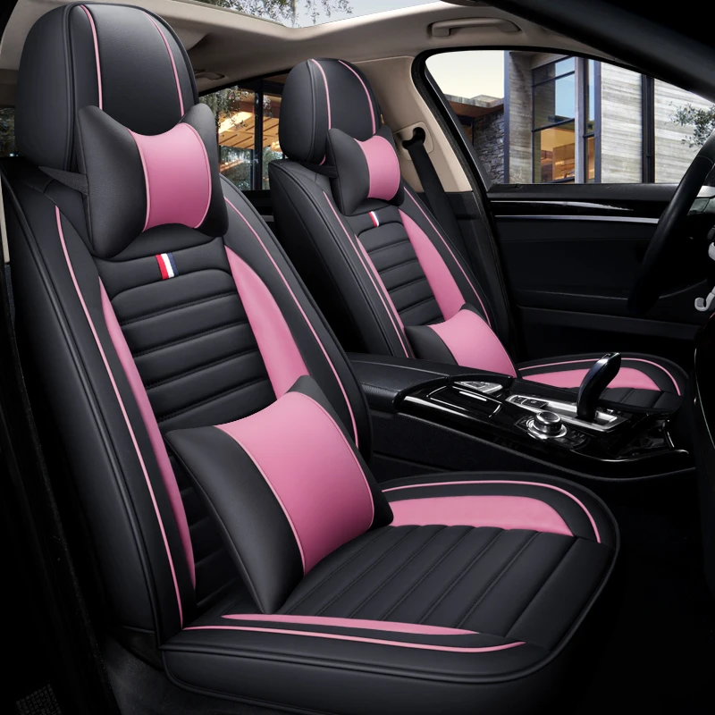 Пленка с полным покрытием из эко-кожи авто чехлы сидений искусственной кожи для