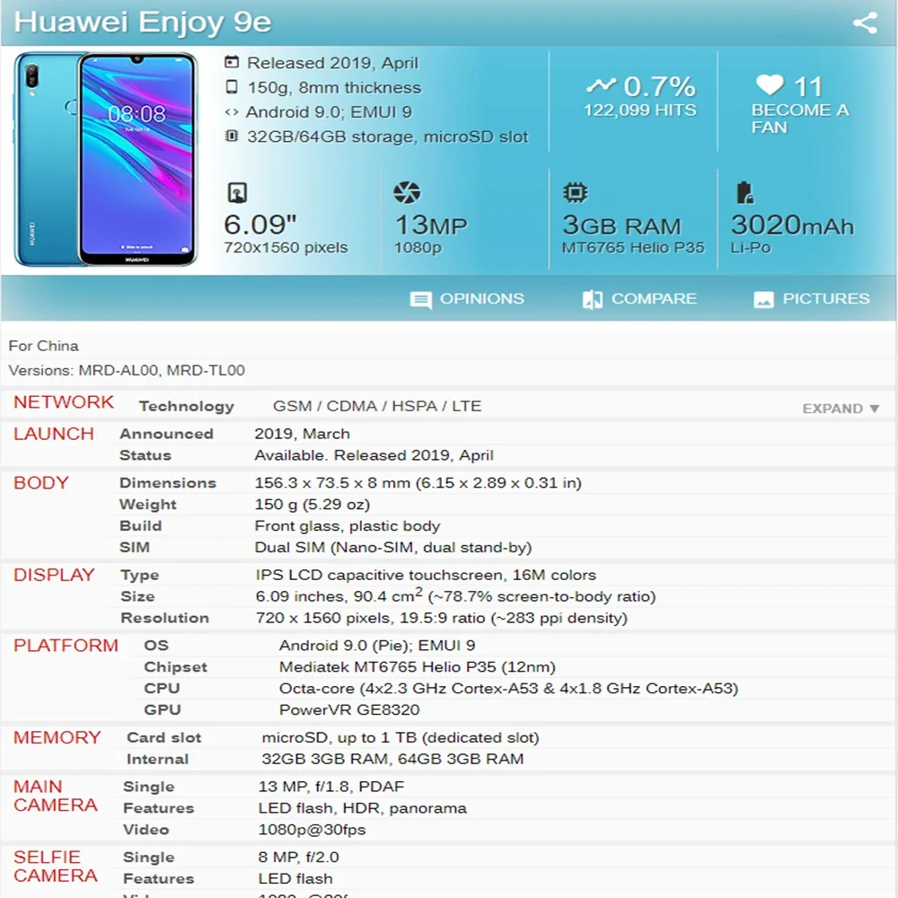 Huawei Y6 /Y6 Prime ЖК-дисплей 6,09 дюймов сенсорный экран дигитайзер сборка 10 мультитач Олеофобное Покрытие рамка
