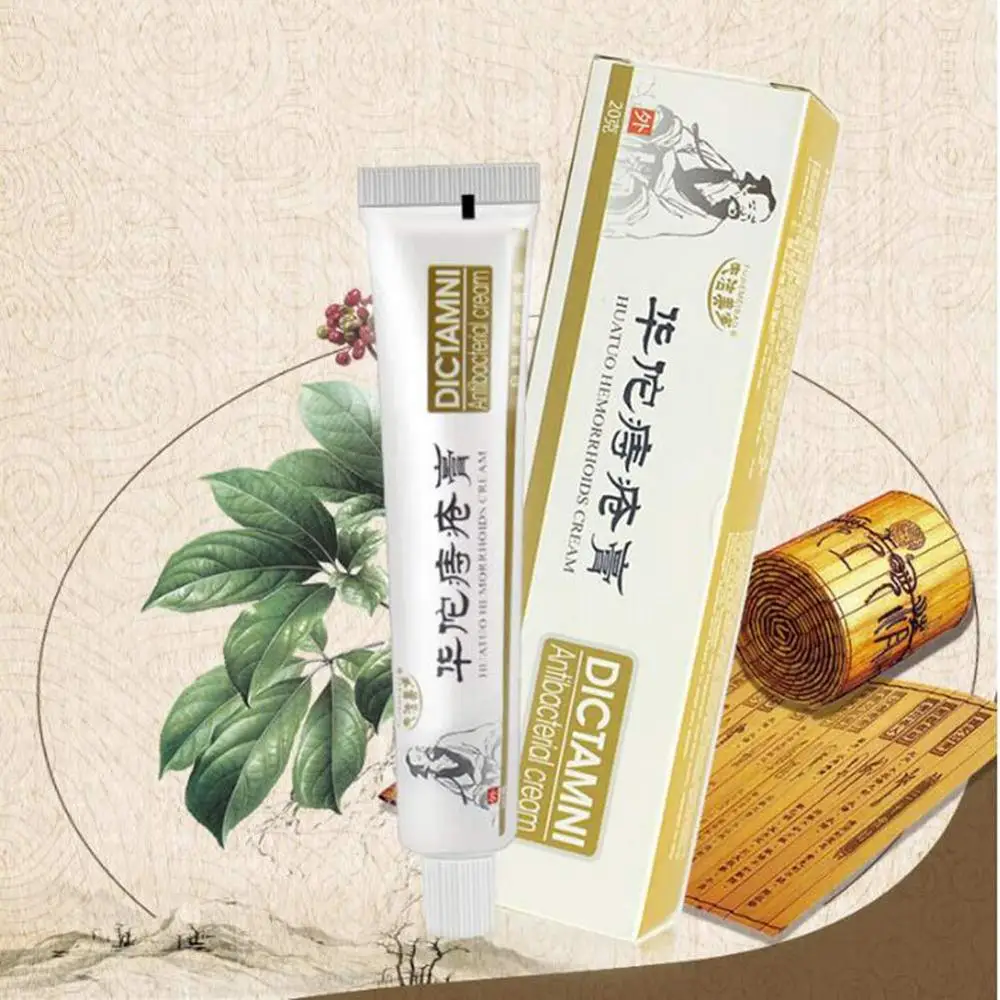 Прямая поставка 20g мазь Хуа Туо травяной крем от геморроя эффективное лечение