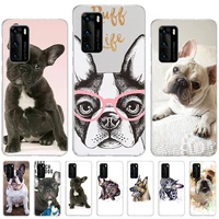 french bulldog dog case for samsung note 20 ultra 10 9 8 silicone cover for galaxy a6 a7 a8 a9 plus 2018 j8 a750 coque shell