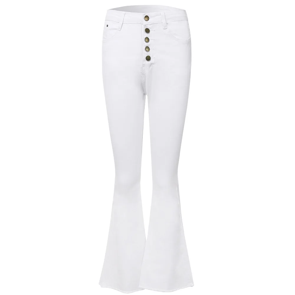 Женские брюки-леггинсы с высокой талией вечерние облегающие брюки на пуговицах