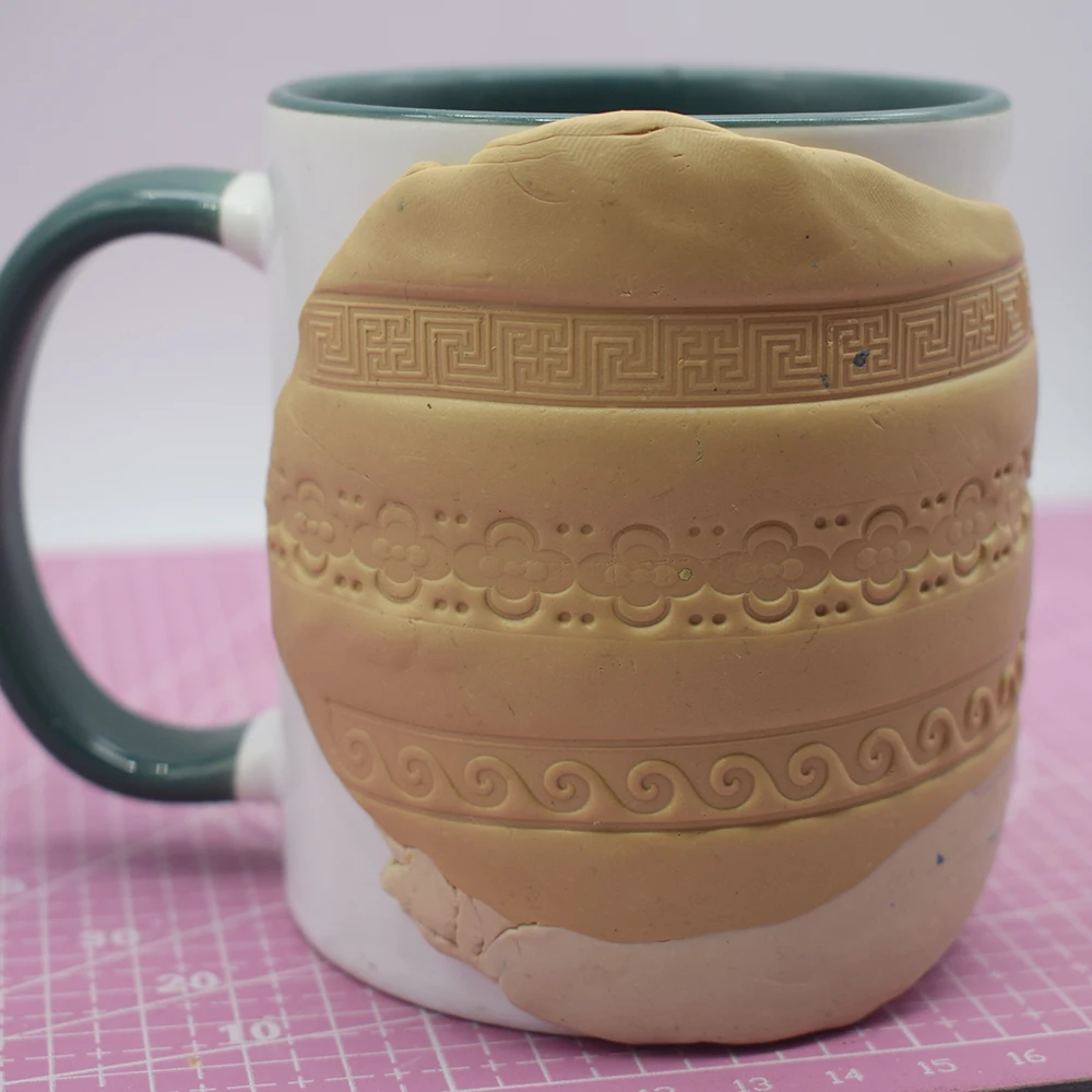 Глина штамп текстура коврик для тиснения лист керамическая керамика Полимерная
