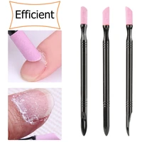 3 pcs professional quartz grinding rod double end manicure for nails art non slip nail cuticle remover accessories nail tools