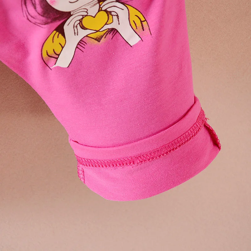 

2020 new summer girls short sleeve suit 1-4 years old baby girl cartoon little girl pattern cotton casual fashion two-piece suit