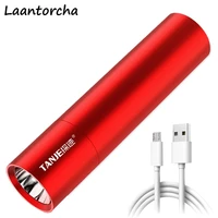 portable powerful flashlight mini usb rechargeable led flashlight waterproof ultra bright torch camping bicycle flashlights