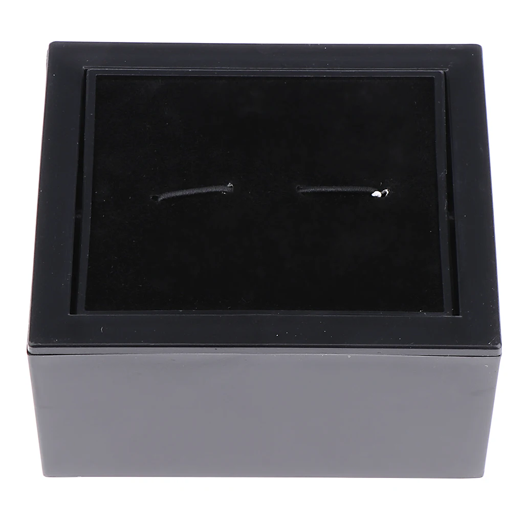 

Men Cufflinks Case, 80x75x45mm Cufflink Box Display With 360 Degree