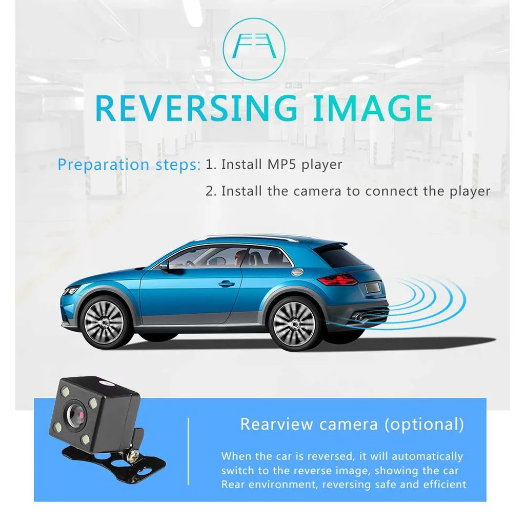 SWM-4012B 4,1 дюймов Автомобильный MP5/MP4/mp3-плеер FM карта U диск BT Реверсивный мультимедийный MP5 плеер автомобильные аксессуары