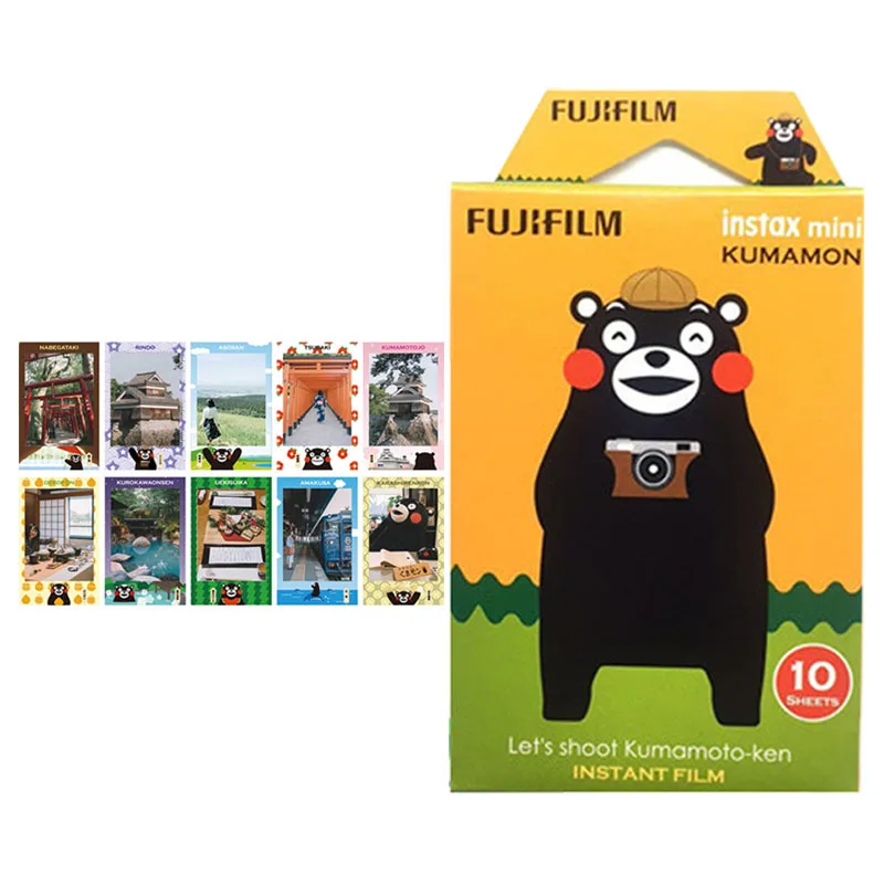 10 листов fuji fujifilm instax mini Color edge fims для instant camera mini 7s 25 50s 8 90 фотобумага - Цвет: Kumamoto