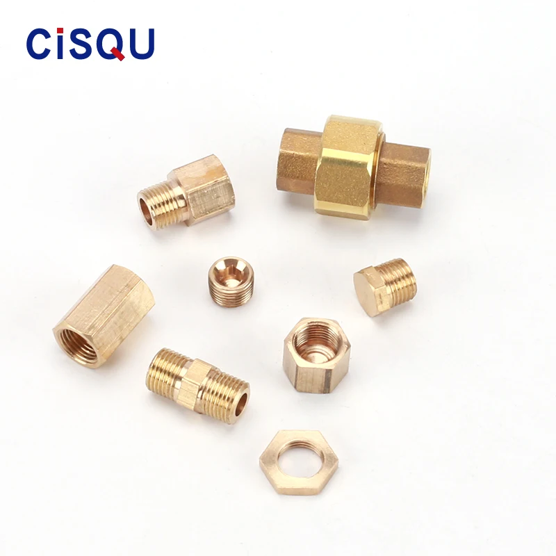 Латунь мужской/женский Пневматический фитинг для водопроводных труб 1/8 &quotBSP