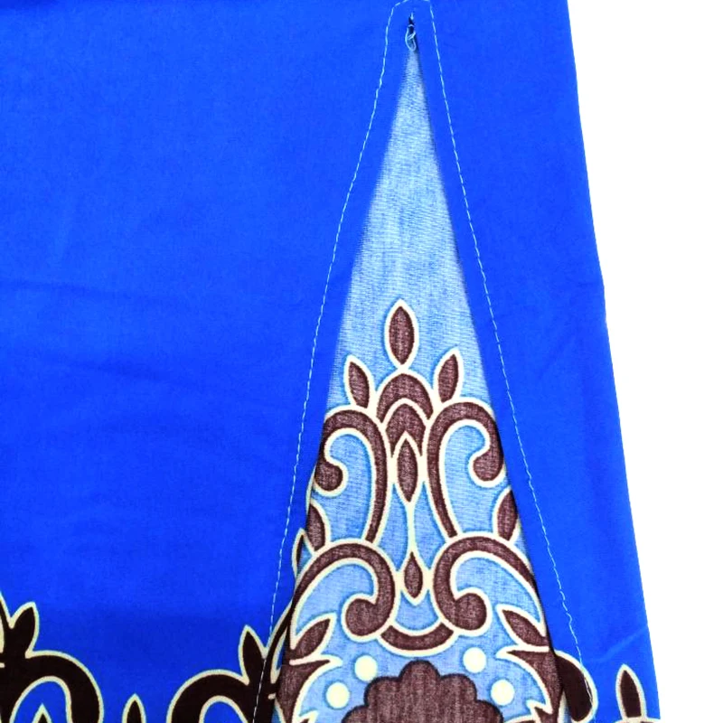 2019 Африканский Дашики модный дизайн мама плюс размер элегантное платье синий