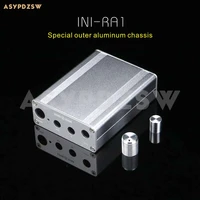 mini ra1 portable headphone amplifier dedicated chassis silver matte shell box