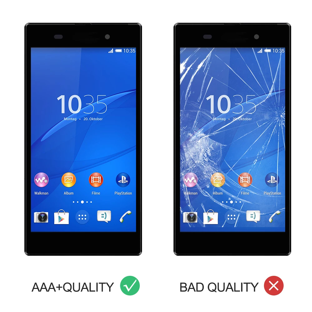 5 0 ''оригинальный Z1 ЖК-дисплей для SONY Xperia дисплей сенсорный экран с рамкой L39