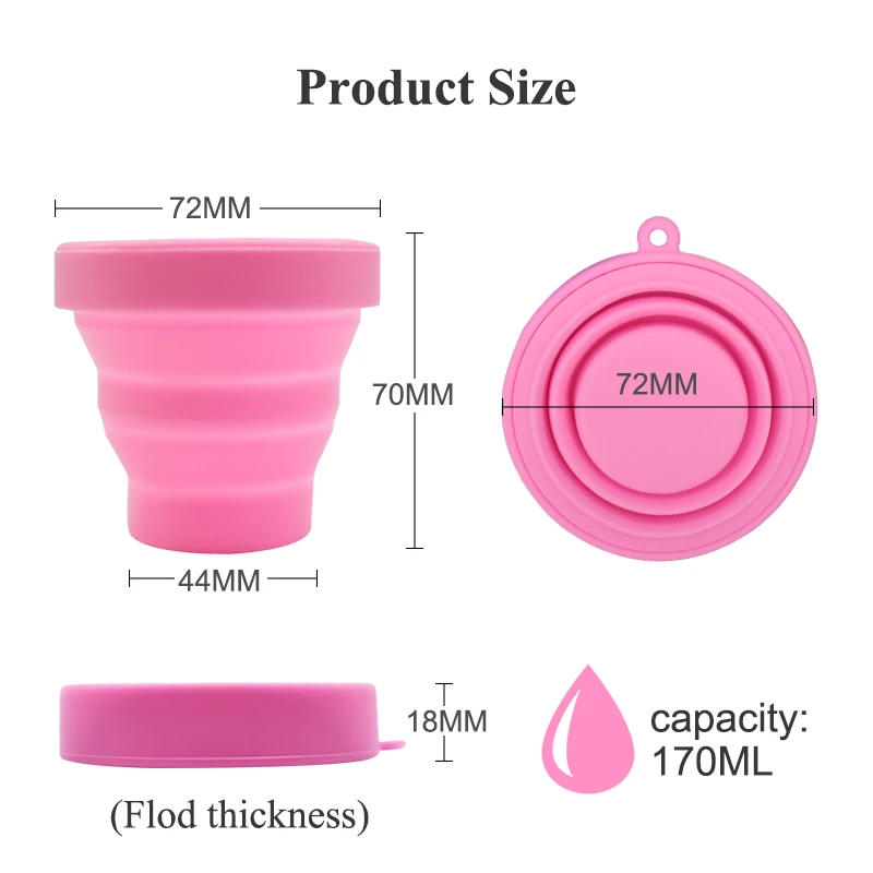 1pcs Menstrual Cup and 1pcs Sterilizer Cup Sterilizing Collapsible Cups to Clean Copa Menstrual Recyclable Foldable Cup