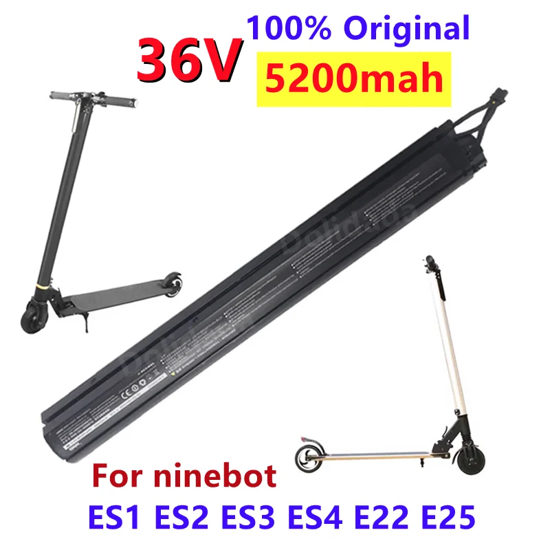

Новый оригинальный аккумулятор Ninebot-smart для ES1, ES2, ES3, ES4, E22, E25, Электрический скутер, 36 В, 10S3P аккумулятор емкостью 5200 мАч