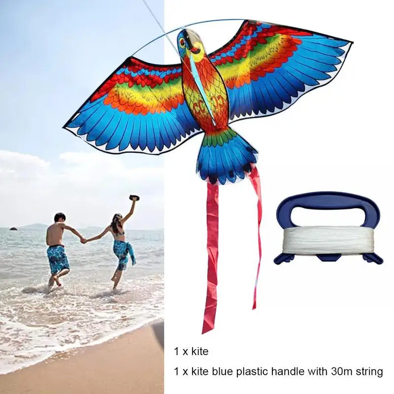 Уличные воздушные игрушки-попугаи летающие игрушки Мультяшные плоские попугаи