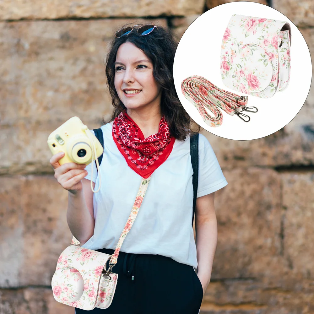 

1Pc Instant Camera Case PU Pouch Protector Compatible for Instax Mini 8