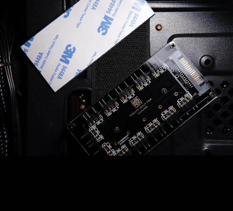 RGB-концентратор для материнской платы ASUS AURA 5 В 3-контактный RGB-интерфейс 1-12