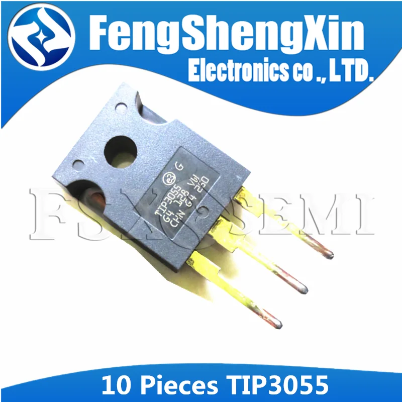 10 шт./лот TIP3055 TO-3P T1P3055 TO-247 Силовые транзисторы | Электронные компоненты и