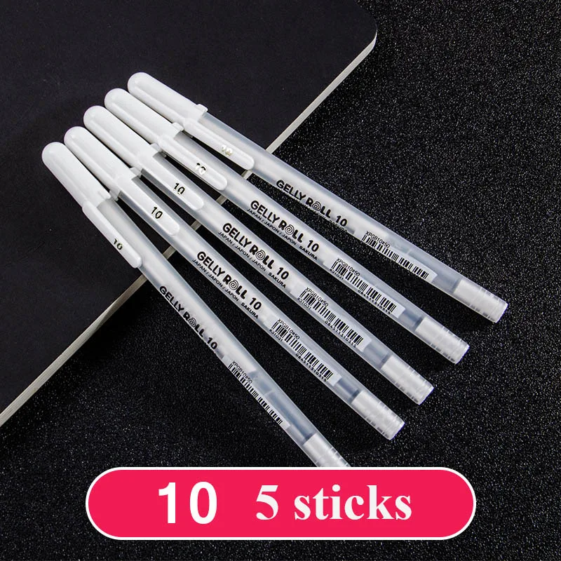 10-5pcs SAKURA XPGB изюминка ручка для рисования художественные маркеры акварельные комиксы ручная роспись красочная живопись маркер для выделения текста рисования канцелярские принадлежности - Цвет: 10-5pcs