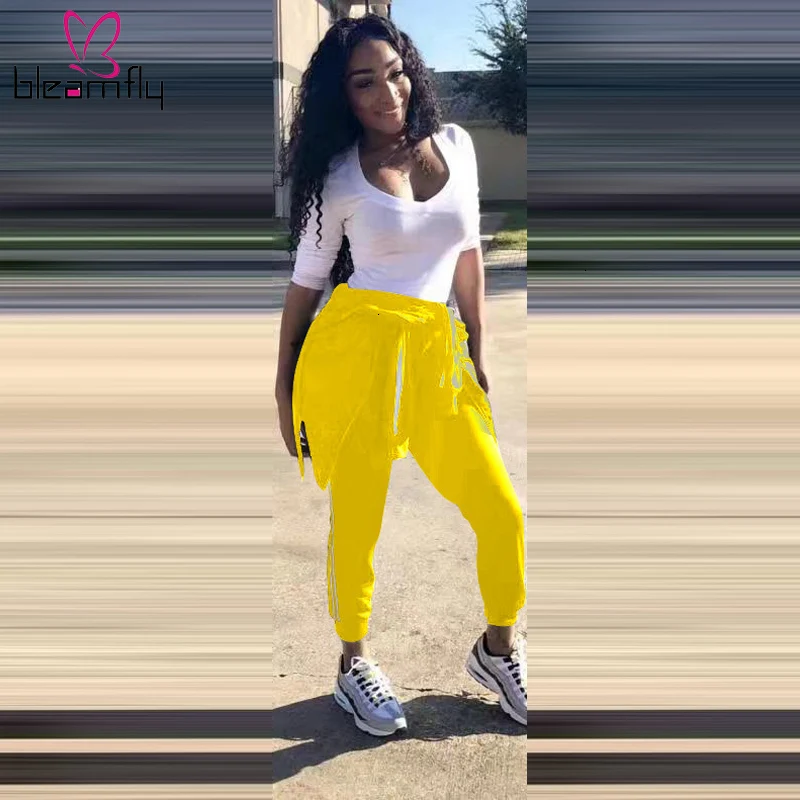 Комплект подходящего размера плюс спортивный костюм женская одежда топ с