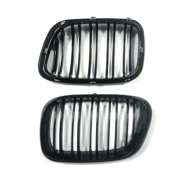 

BMW E53 Front Grill Grilles Kidney Grill Replacement for BMW X5 1998-2003 Double Slat Sport Style Gloss Black Car accessories