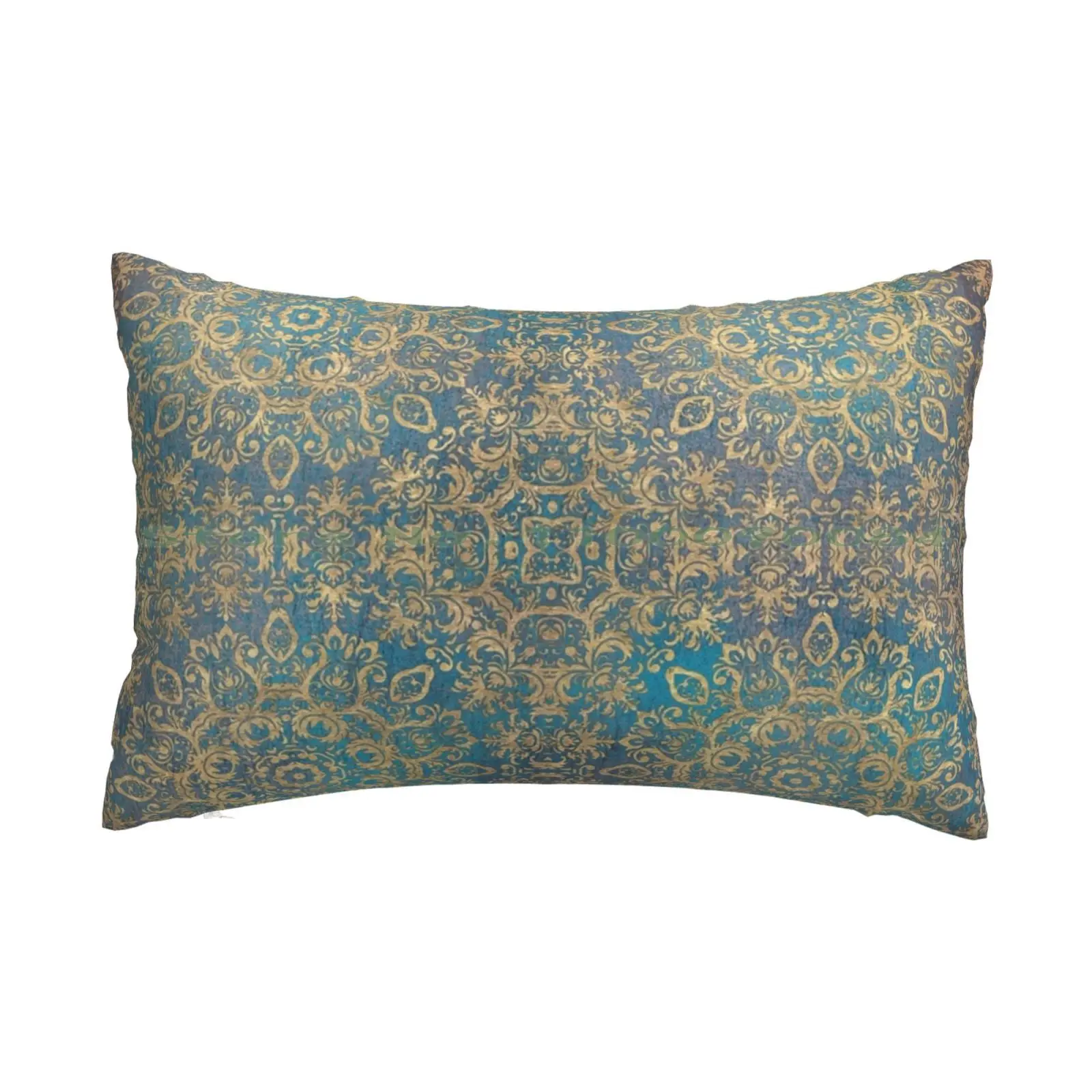 

Марокканский Чехол 20x30 50*75, диван для спальни, Марокканское золото, русская прусская синяя Арабика, плитка рококо, винтажная потертая