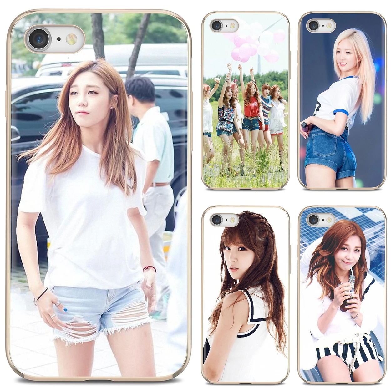 

For iPhone iPod Touch 11 12 Pro 4 4S 5 5S SE 5C 6 6S 7 8 X XR XS Plus Max 2020 Apink A Pink Jung Eun Ji KPOP Korean Soft Case
