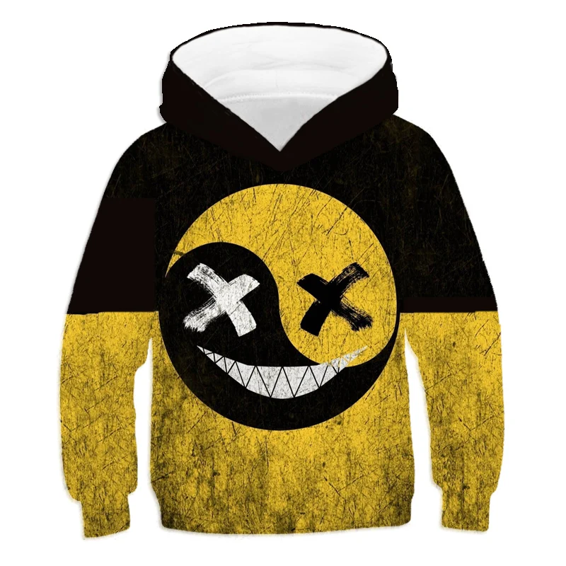 

Kids Sweatshirt 3D Cartoon XOXO hoodies Long Sleeve Baby Boy Clothes Girl Hoodie Clothes Pullover 4-14 years Children clothing