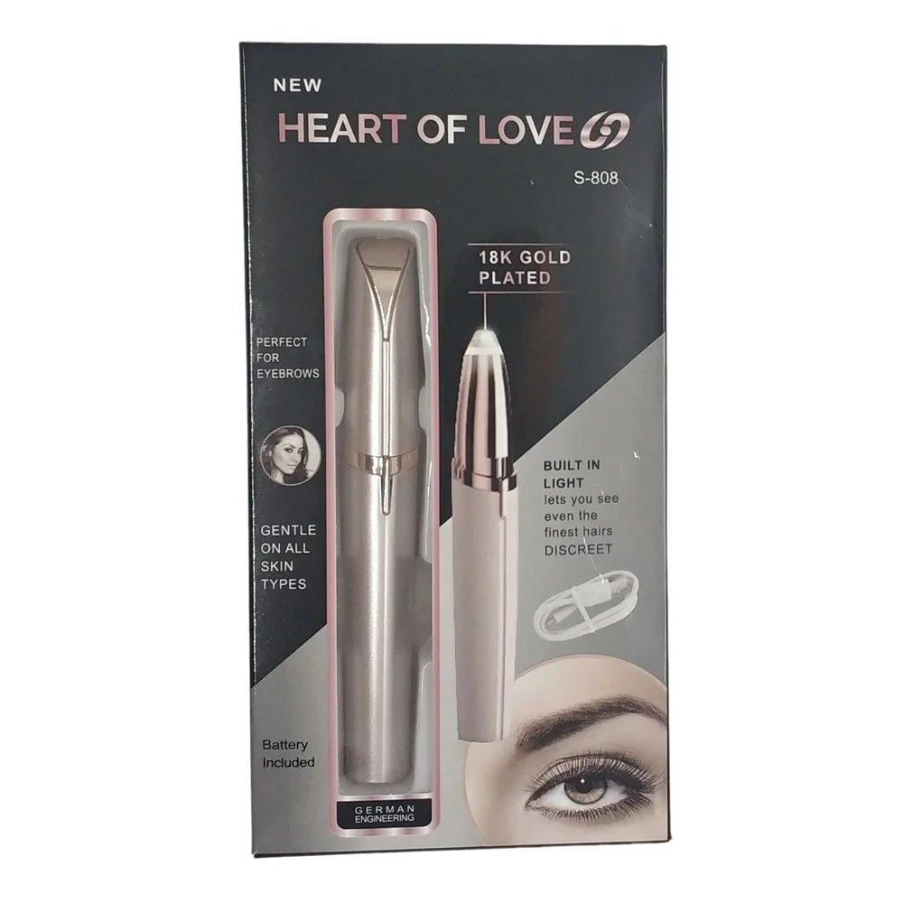 

Box Pack USB Electric Eyebrow Trimmer Painless Eye Brow Epilator Mini Shaver Razors Portable Facial Hair Remover Women Depilator