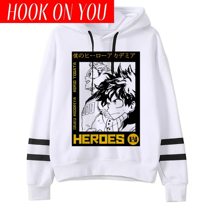 My Hero Academia S4 Funny Cartoon Hoodies Men/women Boku No Himiko Toga Sweatshirts Senpai Anime Hoody Male/female | Мужская одежда