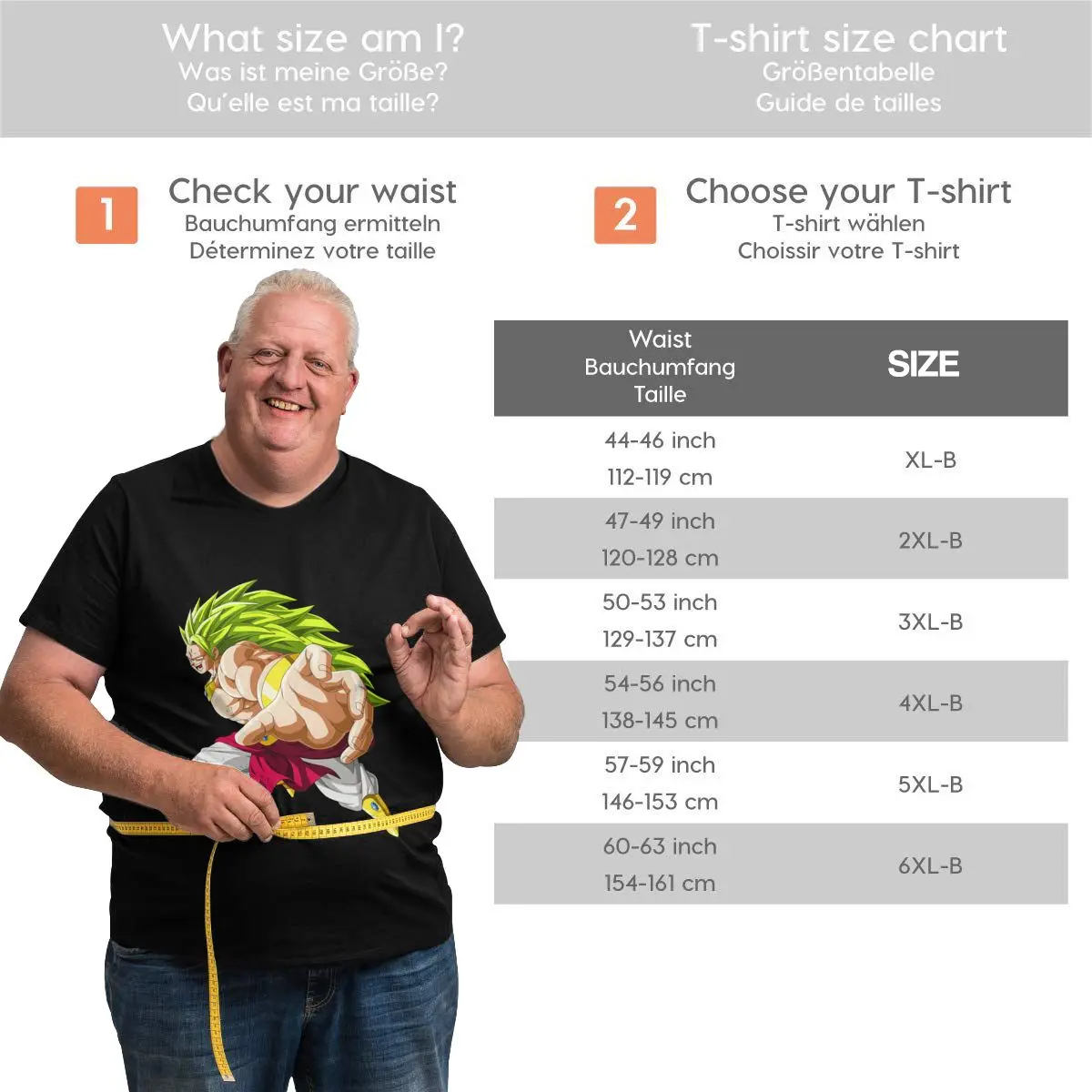 

Anime Fans Majin Broly P man shirts Micro play Short sleeveRound neck T-shirt