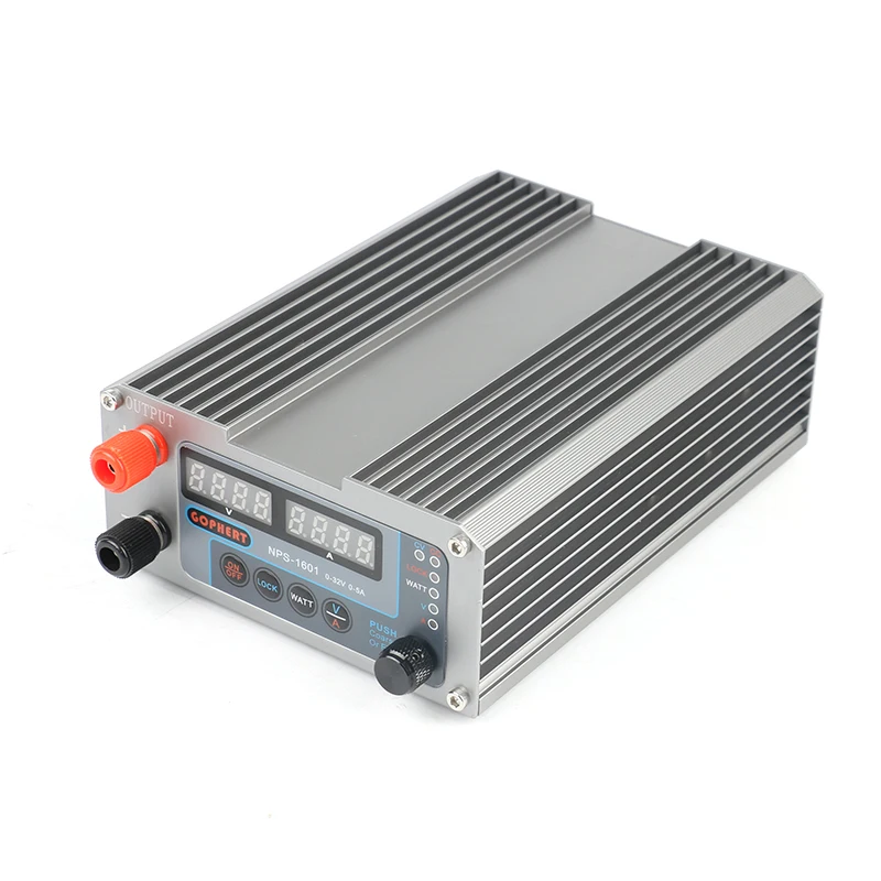 2019 NPS-1601 New Version Laboratory DIY Adjustable Digital Mini Switch DC Power Supply WATT With Lock Function 32V 30V 15V 5A |
