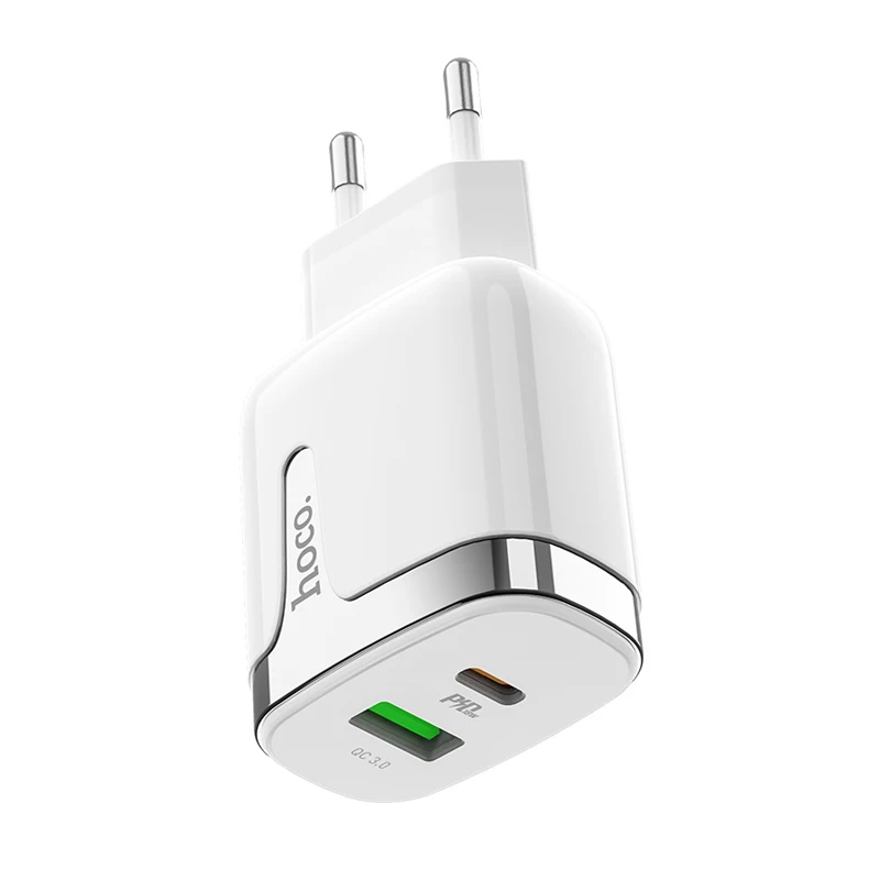 HOCO 18 Вт USB зарядное устройство Быстрая зарядка QC PD 3 0 Type C штепсельная вилка