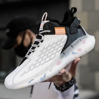 fashion mens casual shoe colorful popcorn flying woven mesh sports shoes mens tide shoes high quality sweat absorbant sneakers