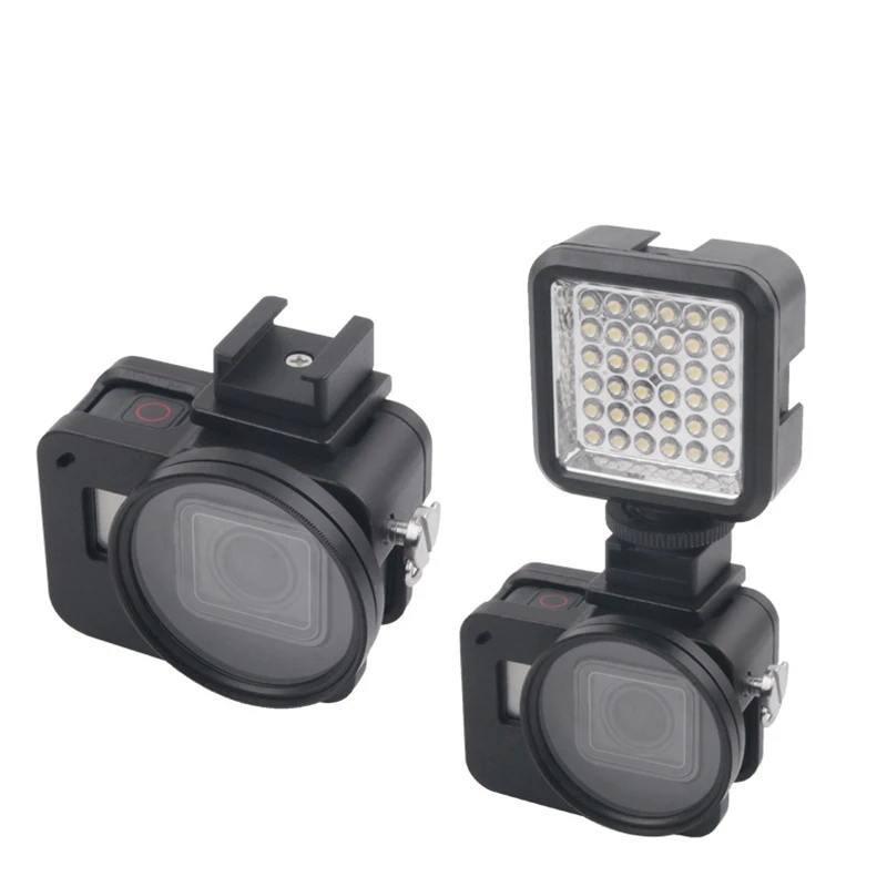 Чехол с алюминиевой рамкой для объектива защитный чехол GoPro HERO 7/ 6/5 жесткий |